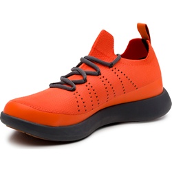 SEA KNIT BOAT SHOE RED ORANGE SIZE-9